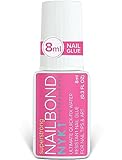 NYK1 NailBond Nagelkleber Für Kunstnägel Extra Stark (8ml) Pinsel On Nagelkleber Für Tips, Press On Nails Und Acrylnägel Nagel Kleber - Nagelkleber Für Eingerissene Nägel Anti-Pilz Nail Glue