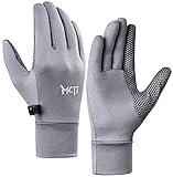 MCTi Laufhandschuhe Herren Damen Handschuhe Touchscreen Liner Leicht Sporthandschuhe Motorrad Radfahren Wandern Arbeiten