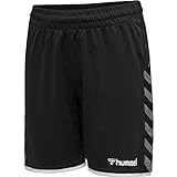 hummel Jungen Shorts Hmlauthentic Kids Poly Shorts, Black/White, 176, 204925-2114-176