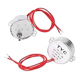 TYC30 Synchronmotor, AC 12 V, 4 W, 5–6 U/min, Geräuscharm, Stromsparend, Umkehrbarer Motor, Ideal für Handgefertigte Modelle, Schulprojekte