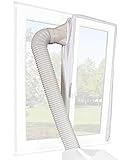 Sichler Haushaltsgeräte Fensterabdichtung Klima: Abluft Fensterabdichtung für mobile Klimageräte, Hot Air Stop (Fensterabdichtung Klimaanlage, Klimageräte Zubehör)