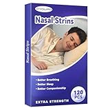 Nasenpflaster Schnarchen, 120 Stück Nasal Strips Schnarchstopper Anti Schnarch Nose Strips, Nasenstrips Anti-Schnarch für Schlafen und Sport, Nose-Strips-Schnarchstopper für die Meisten Nasen (Braun)
