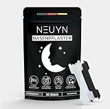 NEUYN® Nasenpflaster Nasenspreizer für bessere Nasenatmung, Schnarchreduktion, gegen Schnarchen & Nasenverstopfung - Medizinische Atemhilfe für erholsamen Schlaf. 2 Farben/MIX. Transparent & Schwarz