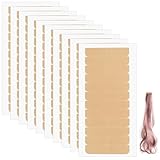 Tucnoeu 120 Stück Perücken Tape Extensions Kleber Invisible Tapes Klebestreifen ExtensionsTape Kleber Extensions Tape in Extensions Kleber (Hautfarbe)