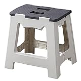 Duroecsain Klapphocker für den Außenbereich, klappbarer Hocker, kleiner Klapphocker, robuste Leiter mit Griff für Kinder, Badezimmer, Wohnzimmer, Büro, Zuhause