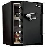 Master Lock Tresor Feuerfest und Wasserdicht mit Zahlencode und Alarm, Dreifacher Schutz - Flug, Feuer und Flut, elektronische Kombination und Alarm, 56.6L, 60.3 x 47.2 x 49.1 cm