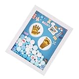 ibasenice 1 Satz -Andenken personalized personalised footprints Babygeburtstagsgeschenk -Handabdruck Fußabdruck der Kinder Stempelkissen für Kleinkinder Acryl Golden