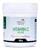 Adelle Davis® Vitamin C Pulver 100 Gramm - Reine Ascorbinsäure aus Fermentation von gentechnikfreiem Mais - Pharmazeutische Qualität