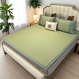 Cool Summer Bambus-Isomatte, faltbar, klimatisiert, für Schlafzimmer, Set mit 2/3 Stück, grün, 90 x 190 cm, leicht, tragbar, bequeme Schlaflösung