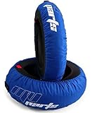1 Paar Reifenwärmer Motorrad blau Heizdecke Reifen 110-120/R17 + 180-200/R17 80 Grad