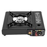 Tragbarer Gasgrill, BBQ Barbecue Grill, Außengrill Barbecue, Campingkocher, Camping-Gasgrilll, Klein Grillnetz, Tischgrill Campinggrill Picknickgrill, für Camping, Reisen und Outdoor-Kochen