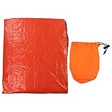 BORDSTRACT Notfallschlafsack, Leichte PE-Aluminiumfolie, Survival-Mumiensack Für Outdoor-Abenteuer