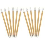 jojofuny 2 Sätze Bambus- Und Holzstiftstift Tintenlose Bleistifte Bleistift Schule Kunst Löschbar Holzkohle Für Immer Bleistift Holzbleistift Ohne Tinte 6 Stücke * 2