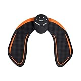 Shienfir Po-Hebegerät, Blasenverstärker, Po-Trainer, Verstellbarer intelligenter Hüft-Gesäß-Toner mit Fernbedienung, 6 Modi, EMS-Muskelstimulator, Gesäßtraining Orange