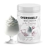 Overshield® Mehrkomponenten Eiweißpulver – 750 g – Protein für Shakes, Teige, Saucen & Gebäck – mit Molkenprotein, Casein & Vollmilch – Low Sugar – Aspartamfrei – Made in Germany