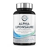 Alpha-Liponsäure ALA 500mg | 180 hochdosierte vegane Kapseln | Hilft bei Entzündungen, unterstützt Blutzucker-Regulation und Nervengesundheit, wirksam gegen kribbelnde Füße, Hände, Gliedmaßen und mehr