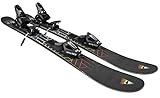 GPO Snowblade Hot Stamp, Kurz-Ski inkl. Tyrolia-SR-10-Sicherheitsbindung, 99 cm Länge, Big-Foot-Ski Herren und Damen