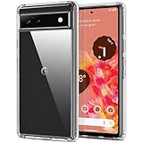 HOOMIL Crystal Clear Hülle für Google Pixel 6, Anti Gelb Durchsichtig Handyhülle Stoßfest Schutzhülle - Transparent
