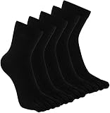 PUTUO Zehensocken Herren Baumwolle Socken mit Zehen, Zehensocken Männer Fünf Finger Socken Herren Sport Zehensocken Schwarz Winter Sneaker Socken 44 45 46 47