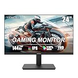 Viewedge Gaming Monitor 24 Zoll FHD 144Hz,IPS 1ms 1080p mit 110% sRGB,Blaulichtfilter,HDMI- & VGA-Anschluss,Wandmontage für Unterstützung Gaming Monitor 24 Zoll Computer