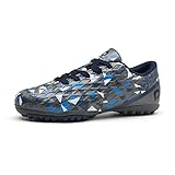 DREAM PAIRS Fußballschuhe Kinder Jungen Fußballschuhe Mädchen Atmungsaktive Fussball Schuhe Unisex Grey/ROYAL/Blue SDSO223K-E Größe 30 (EUR)