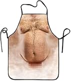 Fartoni Lustige Kochschürze für Männer – Sexy und humorvolle Grillschürze für Küche, BBQ und Party – Lustige Küchenschürze für Männer – Kreative Koch-, Grill- & Backschürze