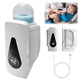 SGZIOO Flaschenwärmer Baby, 5600 MAh Tragbarer Flaschenwärmer, Flaschenwärmer Baby Unterwegs mit LCD-Display, 6 Temperaturstufen zur Auswahl, USB-Ladung, Baby Flaschenwärmer für die Meisten Flaschen