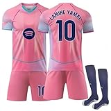Generisch 26 New Season FCB Trikot Nr.7 Fussball Erwachsene/Kinder Heim/Auswärtstrikot Deutschland Fußballtrikots Trainingsanzug Shorts Socken