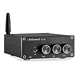 Nobsound Mini 200W (100W×2) Bluetooth 5.0 TPA3116 Digital Amplifier HiFi Stereo Class D Power Amp Verstärker with Power Supply (NS-15G)