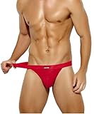 Casey Kevin String Tanga Herren Sexy T-Back Thong Spitze Männer Low Rise Unterwäsche G-String Bequem und Atmungsaktiv
