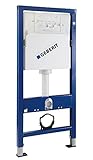 Geberit Vorwandelement Duofix Basic, 458103001, Trockenbauelement für Wand-WC, Spülkasten UP 100/Delta, 21149 9