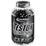 IronMaxx Teston Muscle Blaster - 180 Kapseln | mit L-Arginin | Hochdosierte Muskelunterstützung | Unterstützt die Durchblutung und Sauerstoffversorgung der Muskeln