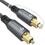 WARRKY Optisches Audiokabel, Optical Audio Cable, [Nylon...