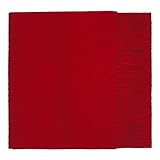 Lona Scott 100% Lammwolle Einfacher Schal, Rot