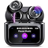 Bluetooth Kopfhörer, Mini Schlafkopfhörer Bluetooth 5.4 mit Touchscreen, 2025 Neue in Ear Kopfhörer Kabellos mit Klare Kommunikation, IPX7 Ohrhörer mit 48H Immersiver Deep Bass Ohrhörer/5 EQ-Modus