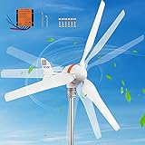 VEVOR Wind Turbine Generator, 12V/AC Wind Turbine Kit, 400W...