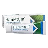 Hametum Hämorrhoiden Salbe + Applikator pflanzliches Arzneimittel mit Hamamelis | 50g | wirkt entzündungshemmend | lindert so Juckreiz und Brennen gegen anfängliche Hämorrhoiden Beschwerden