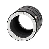 Makro Zwischenringe Kompatibel mit Canon EOS DSLR zB R 60D 70D 80 450D 550D 1000D vielseitige Brennweiten manuelle Kontrolle hochwertige Verarbeitung