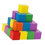 BESPORTBLE 1Satz Bastelwürfel aus Holz Mini Holzquader für Mathematik DIY Projekte und Kreative Aktivitäten Langlebig Gleichmäßig ohne Splitter für Frühen Bildungsbereich