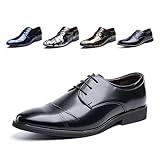 Anzugschuhe Herren Oxford Derby Schuhe Brogues Lederschuhe...