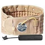 HONGJING Dekompression zurück Gürtel mit elektrischer Pumpe für Schmerzen im unteren Rücken, aufblasbare zurück Reliever Lendenwirbelstützbügel, passt Taille Größen 29-49