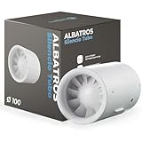 Albatros Rohrventilator 100mm Silencio Tubo - Extra Leise und Leistungsstark - Innovativer Rohr-Lüfter für Bäder, Küchen und Wohnräume - Schafft ein angenehmes Wohlfühlklima