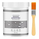 HASAGEI Transparentes Wasserdichtes Beschichtungsmittel, Wasserdichte Isolier-Dichtstoff-Emulsion, Wasserdicht Dichtmasse, Invisible Waterproof Agent für Badezimmer, Fliesen, Wände, Dach (300g*1)