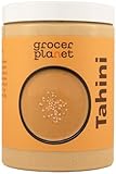 Grocer Planet - Tahini (1Kg) - Tahina | Geröstete und gepresste Sesamsamen | Natürlich | GVO-frei | Vegan | Ideal für Hummus