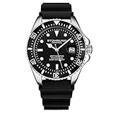 Stuhrling Original Taucheruhr für Herren - Pro Diving Watch - Sportuhren für Herren mit verschraubter Krone wasserdichte Uhr 330 Ft