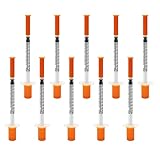 Iouyjiu Spritze 1 ml | Mehrzweckspritze – 10 Stück Laborbedarf für Öl- und Klebstoffapplikator, wissenschaftliche Labors, Studenten, Personal, Tierfutter, Industrie