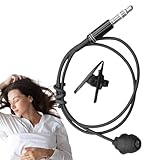 Einseitiges Headset, einzelner Kopfhörer | kabelgebundene Kopfhörer mit Geräuschisolierung, schwarzes Headset für MP3, Kopfhörer, Mono-Kopfhörer, Silikon, günstig für das Training im Freien