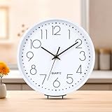 ACCSHINE Tischuhr Wanduhr Ohne Tickgeräusche Modern 20cm...