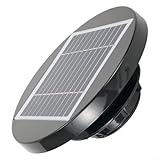 Solarbetriebener Abluftventilator,Solar Dachventilator Loft-Ventilator, Solarbetriebener Autoabluftventilator Für Boot RV Gewächshaus Schuppen Wohnwagen,Gartenhäuser