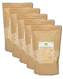 Natürliche Haferflocken von der Grüne Essenz Natur Haferflocken Großblatt ohne Zusatzstoffe Kernig ideal für Müsli und Porridge für Hafermilch Haferbreie - zuckerfreie Haferflocken Großpackung (5 Kg)